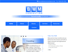 Tablet Screenshot of bwmconsultingusa.com